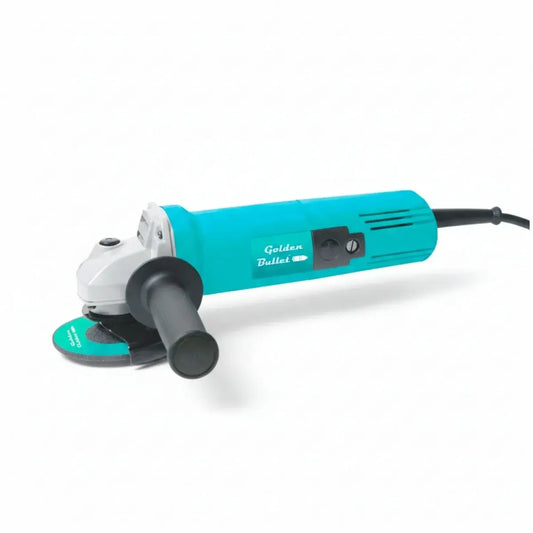 850 watt angle grinder on a white background