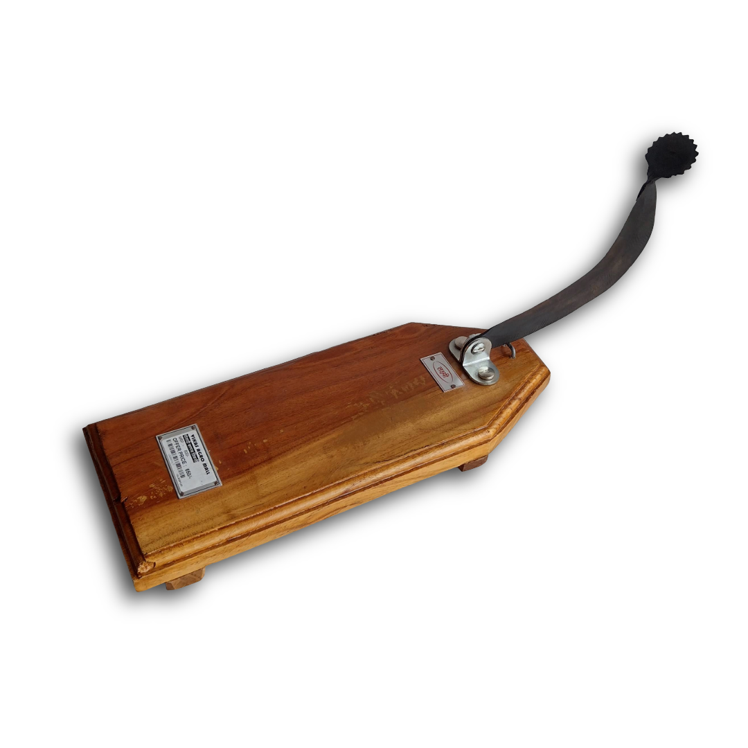 Wooden Vegetable cutter on a white background