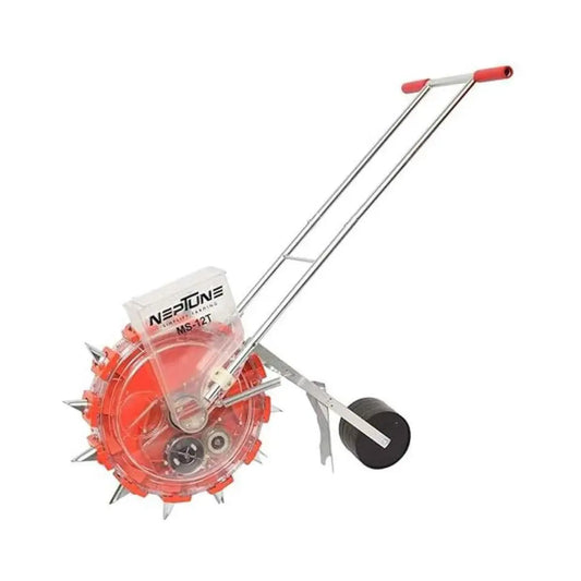 Neptune brand seed sowing tool on a white background