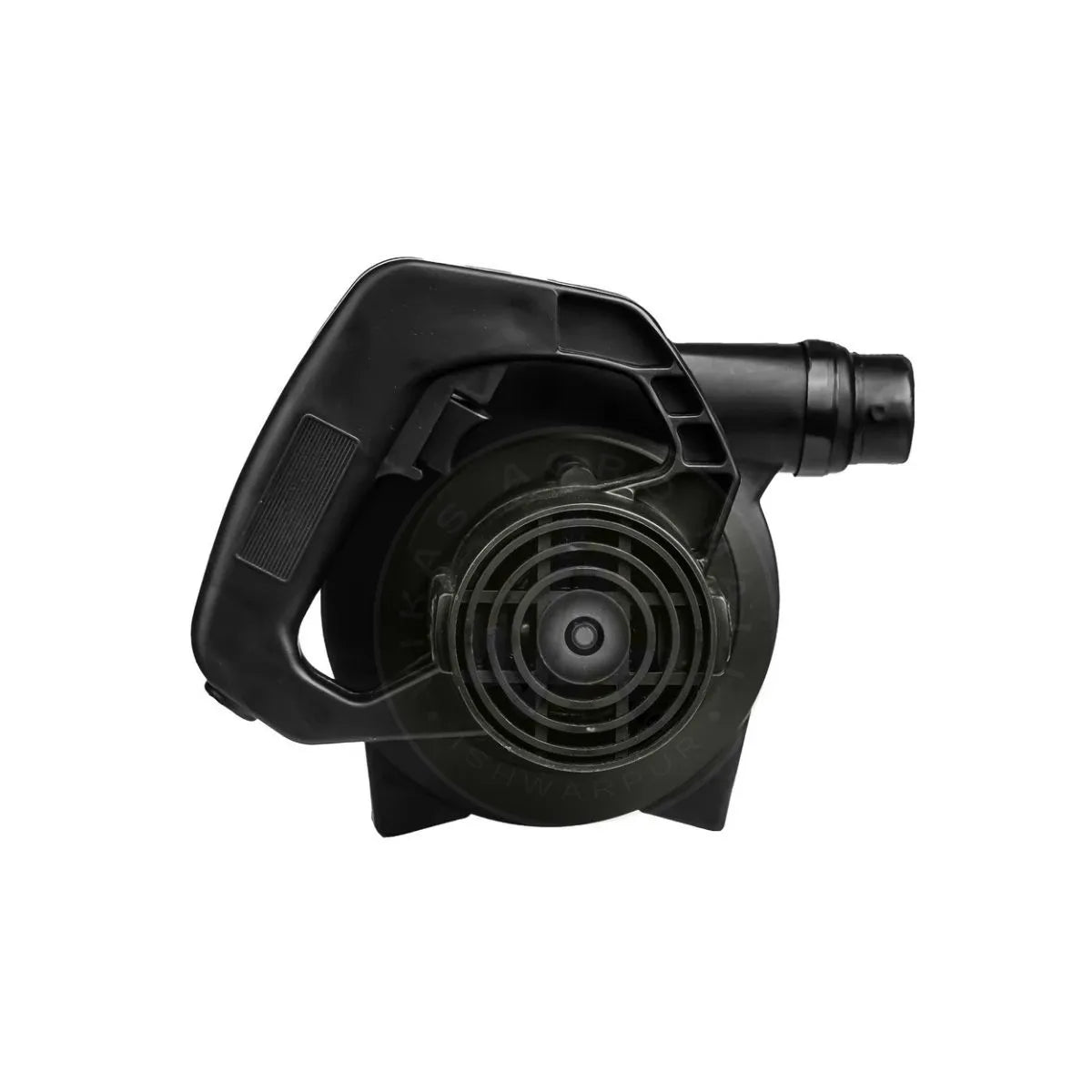 Black air blower on a white background
