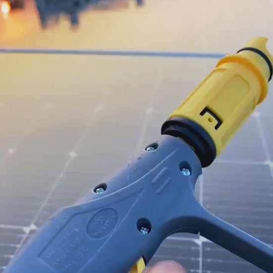 Swastik Pro 220 Pressure washer use to Clean Solar Panels